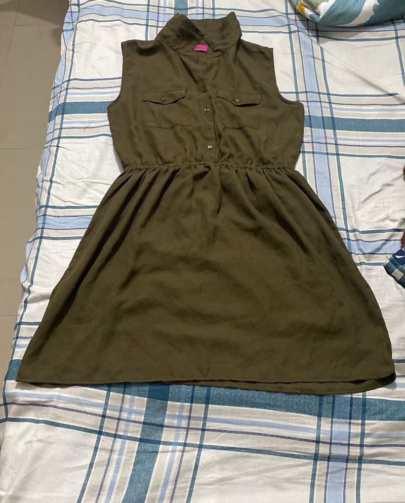 Olive Dress & Top