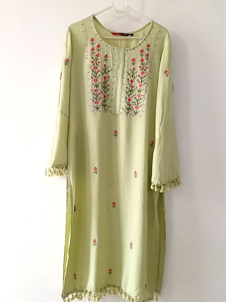 Embroidered Kurta Suit Set