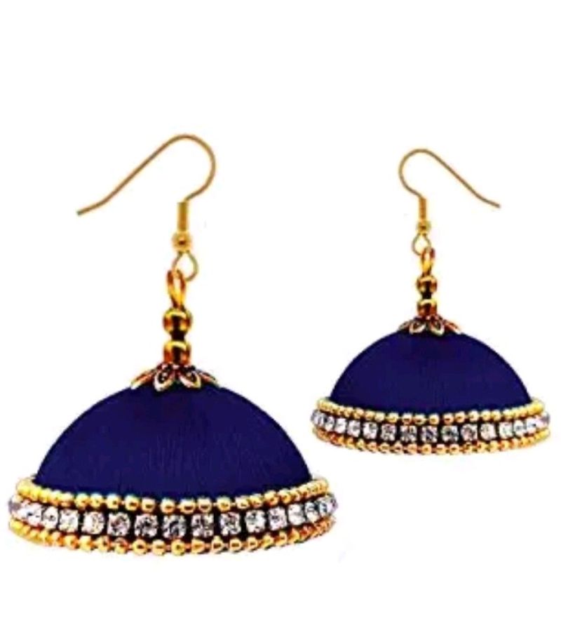 silkthread jhumka model 3