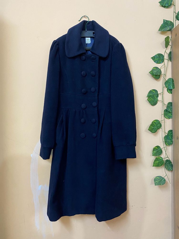 Navy Blue Overcoat