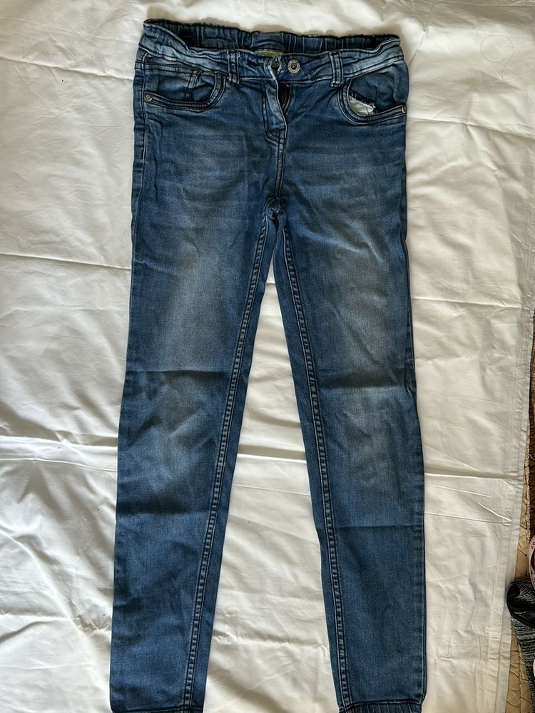 Girls 152 Cm Blue Denim For 12 Yr