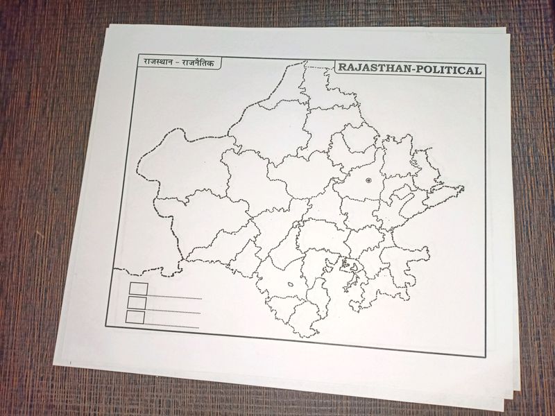 Rajasthan Political Map