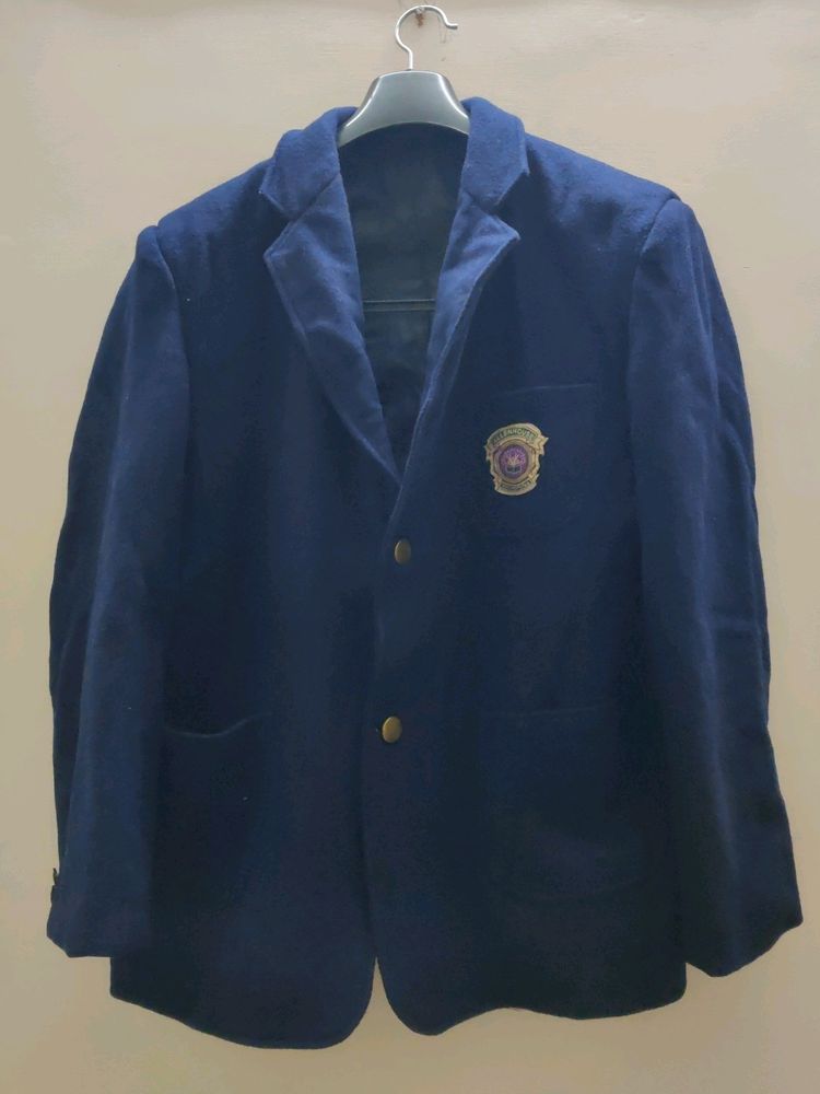 School Coat In New Condition Navy Blue Colour