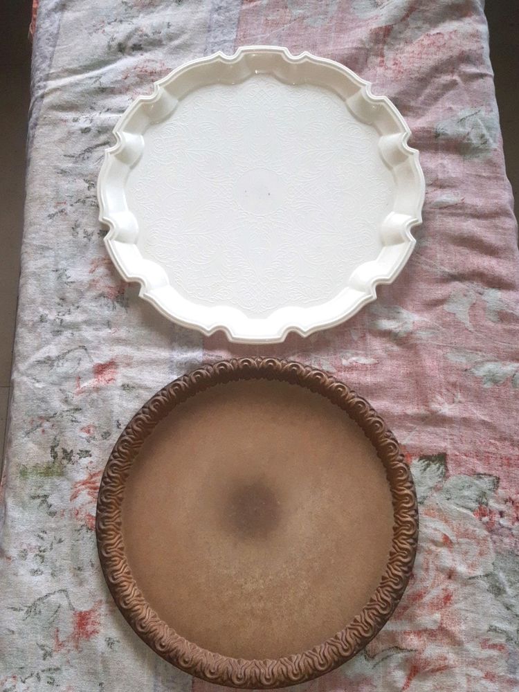 2 Serving Tray. Unused.