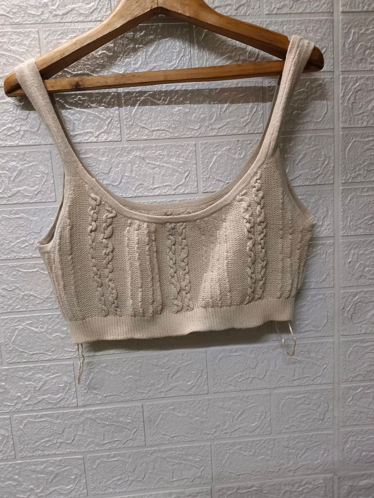 This chic Cream Bralet Top