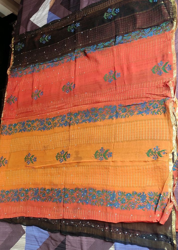 Multi Color Saree