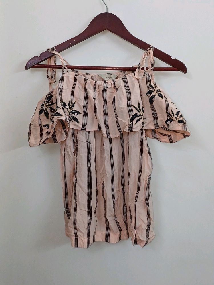 LOFT PINK TOP FOR WOMEN