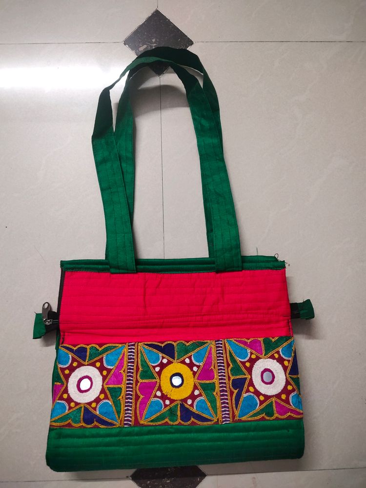 🔥Handbag Kachhi Embroidery Work