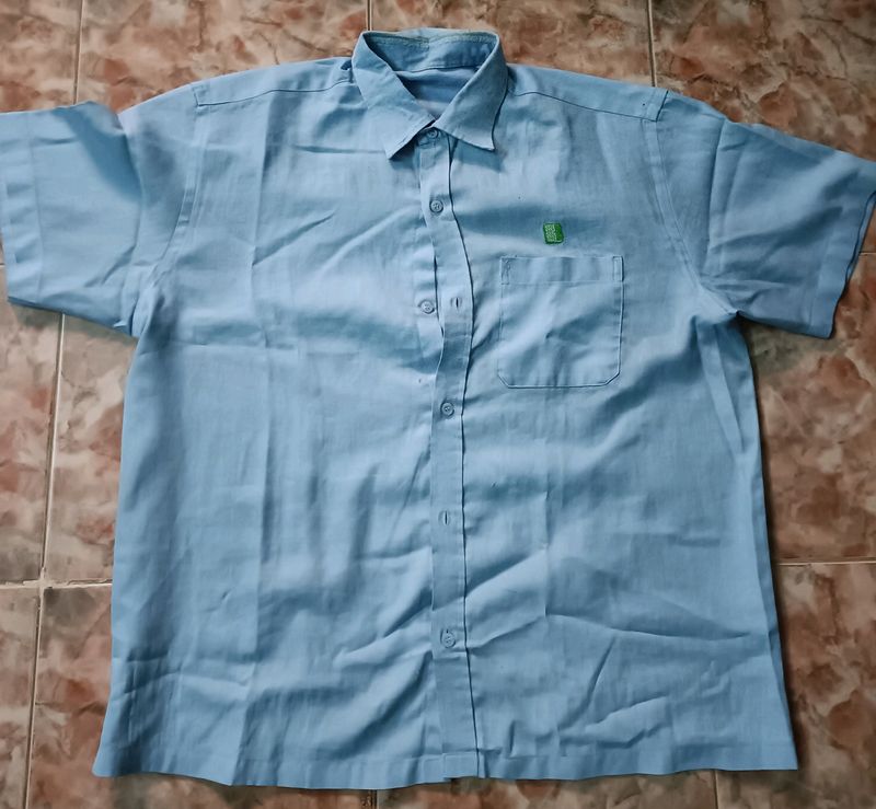 Formal Sky-blue Shirt