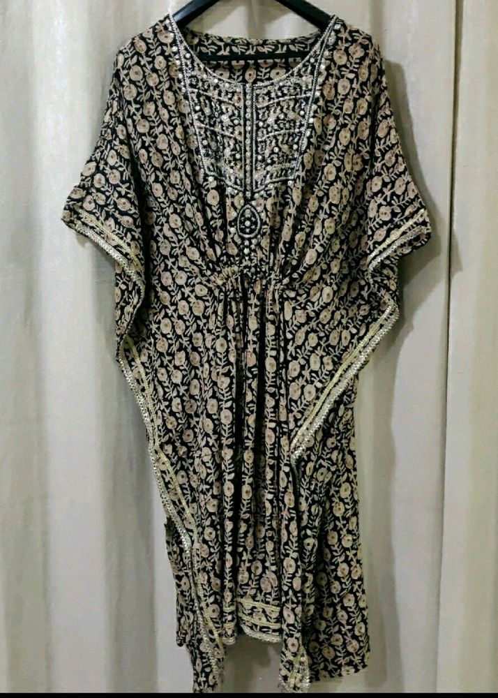 Kaftan Dress With Pants