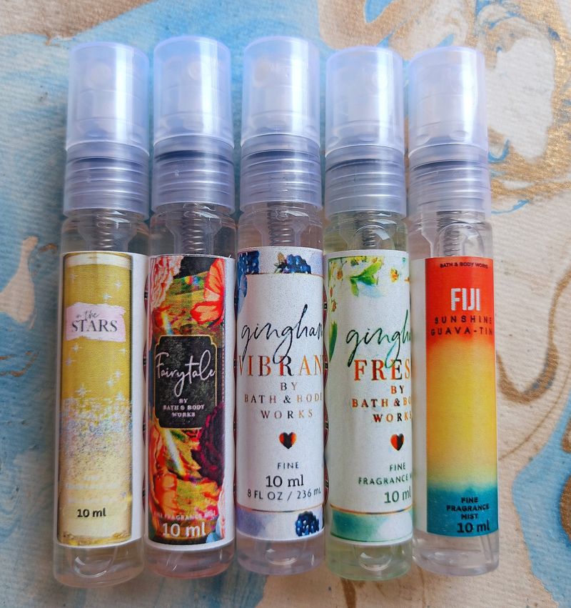 24hr Sale⏳(Any 1) 10ml Bath&BodyWorks Mist Samples