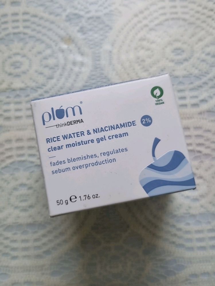 Plum Rice Water & Niancinamide Gel Cream