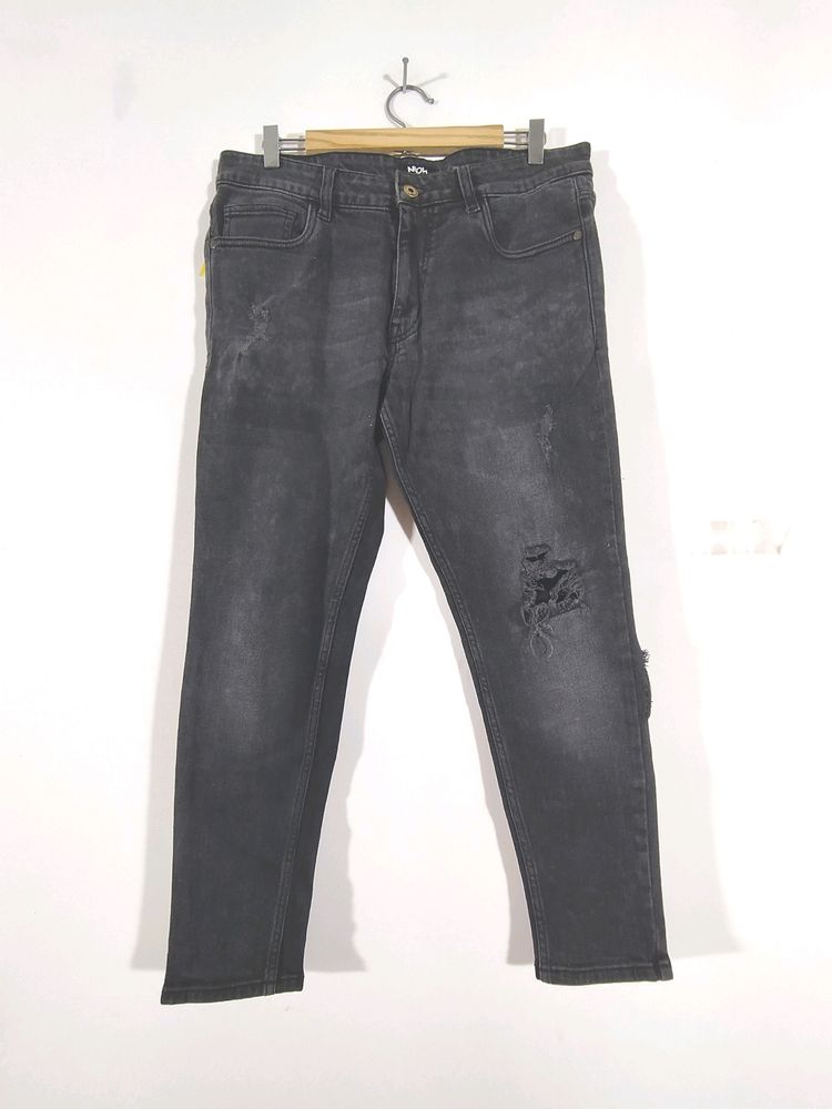 Charcoal Torn Jeans (Women's)