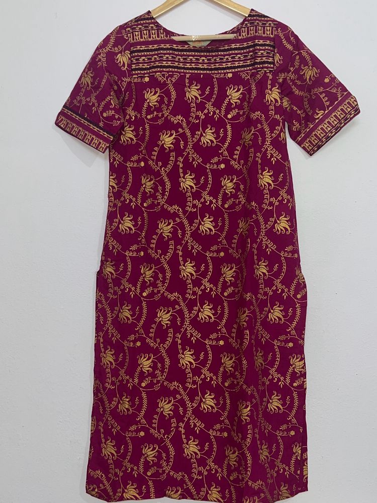 Magenta Kurta