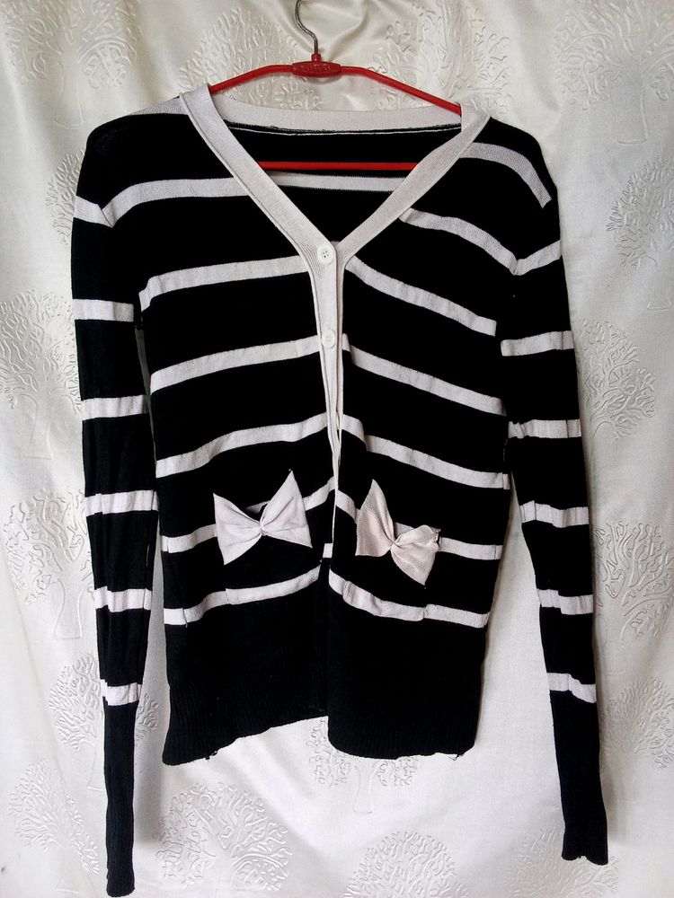 Striped Cardigan