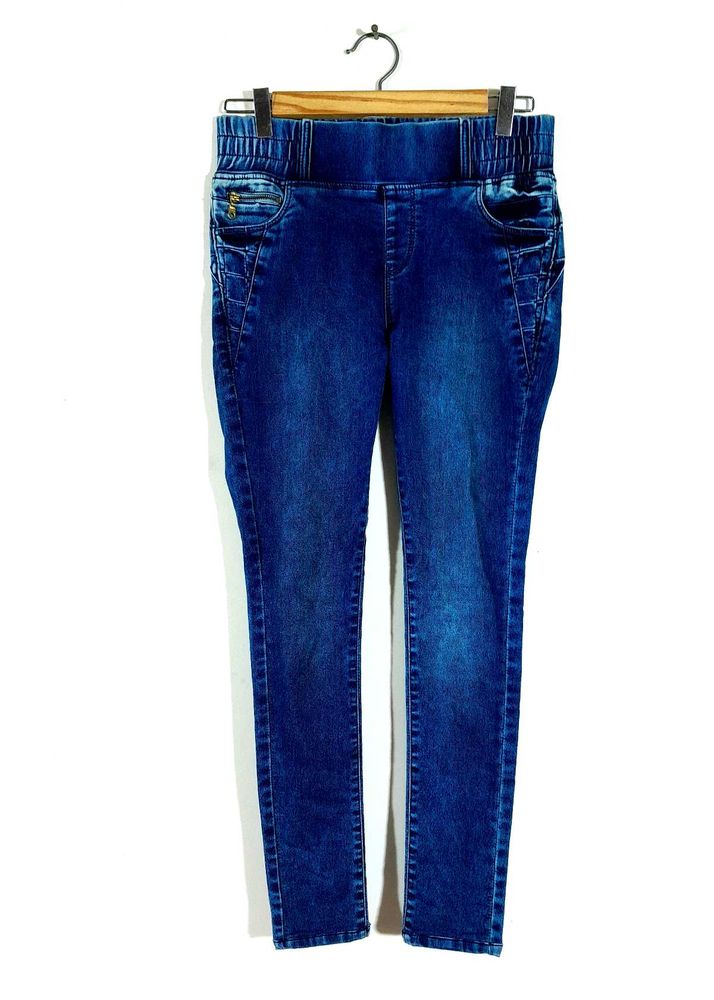 Dark Blue Jegging For Women's