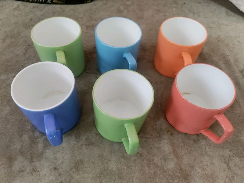 Different colours Tea Mugs