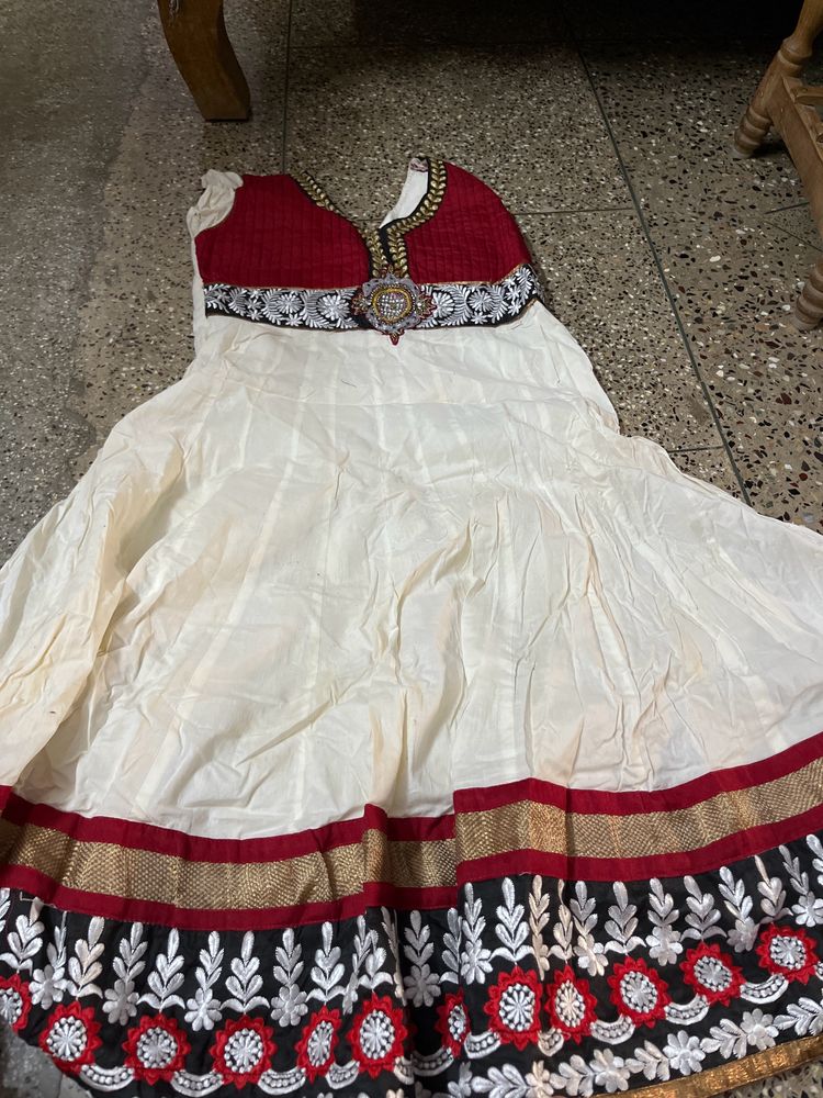 Off White Anarkali