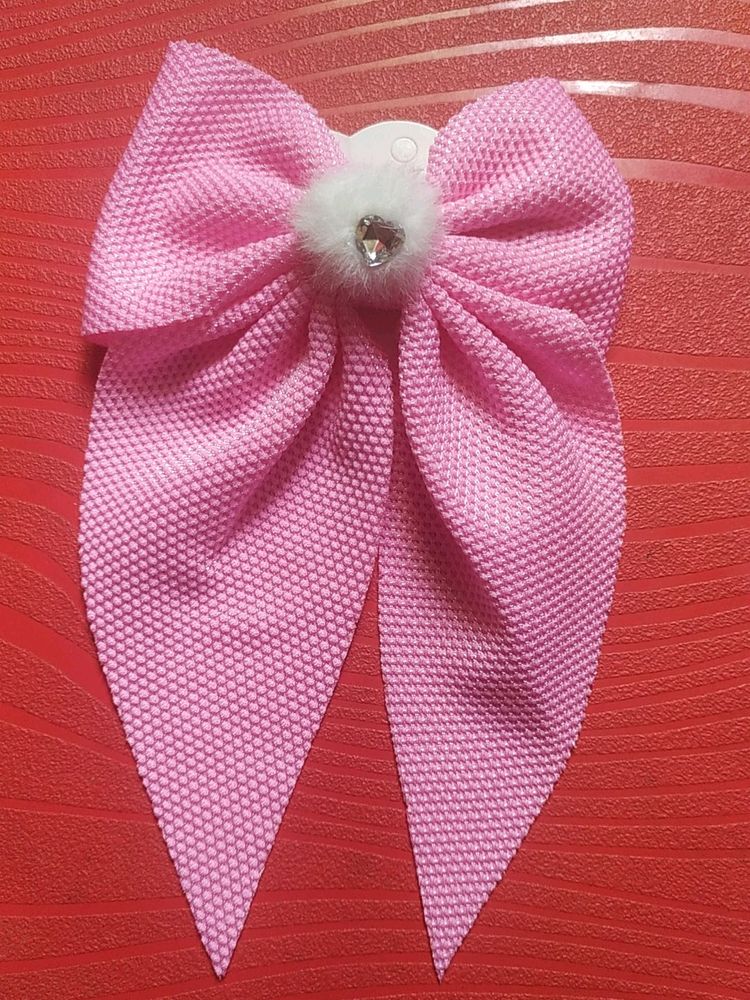 Beautiful Pink Bow Pin