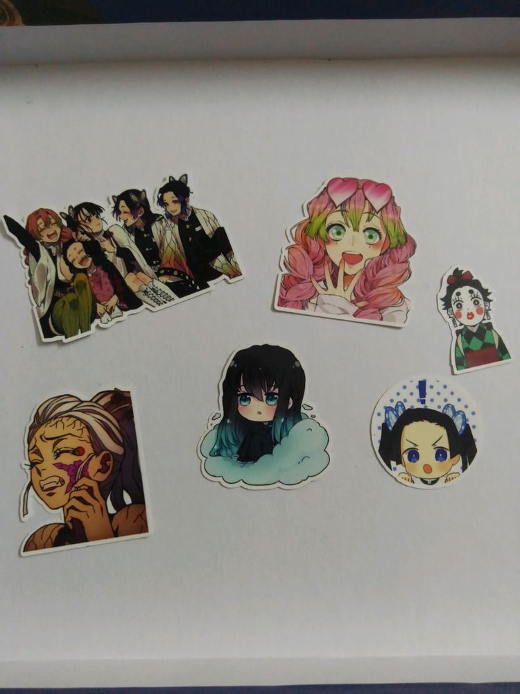 Demon Slayer Stickers 5 + 1