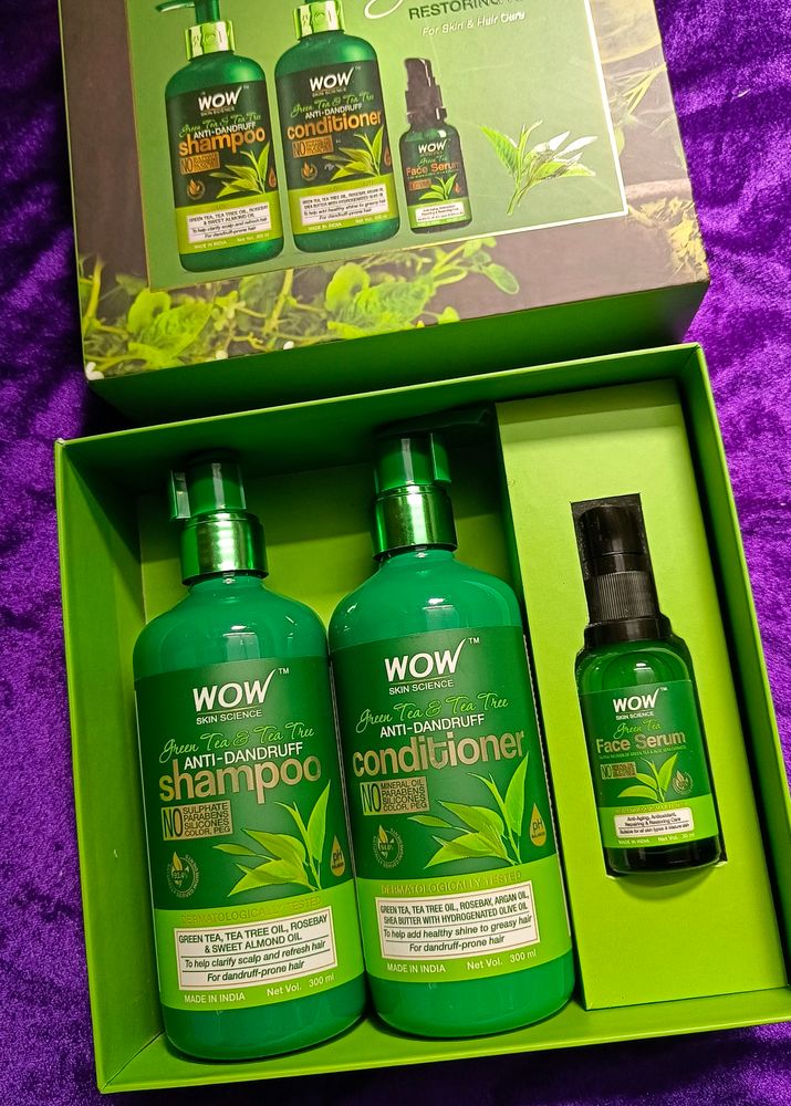 Wow Shampoo Conditioner Serum Kit