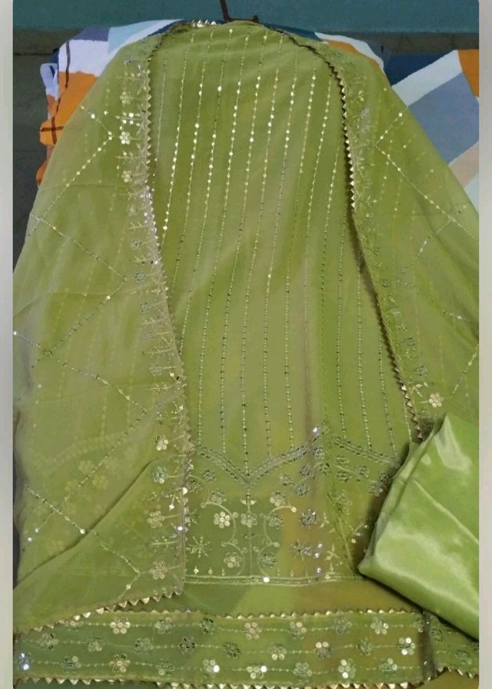 New Lemon Green Kurta Set & Suits