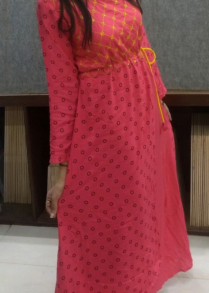 Beautiful Pink Kurti