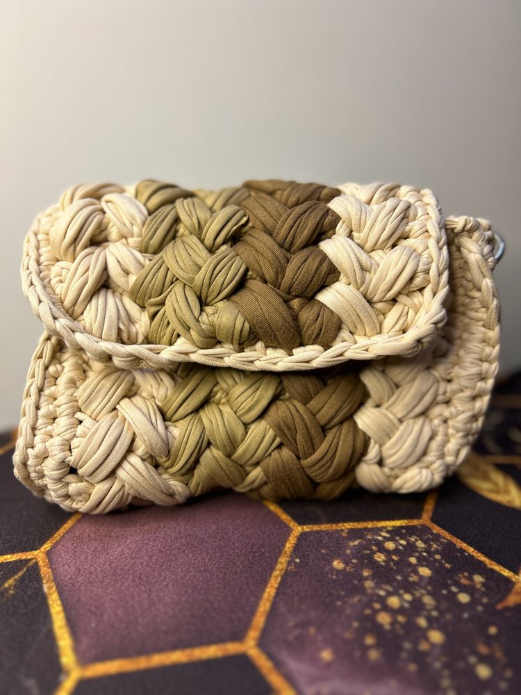 Crochet purse