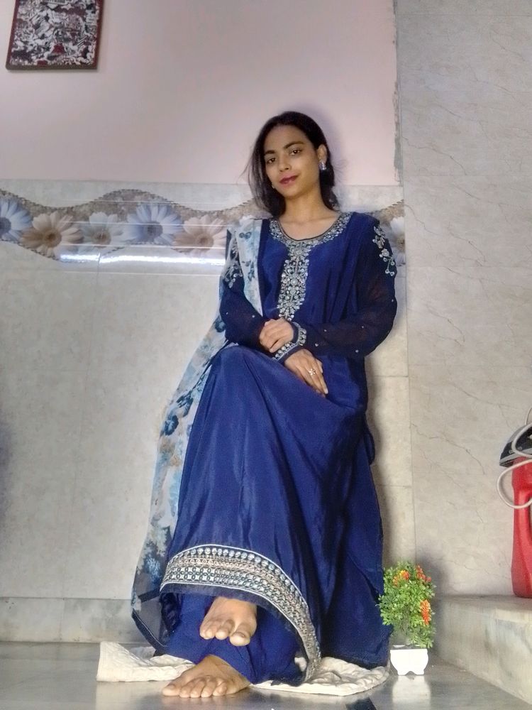 Pakistani Blue Heaven Suit Set