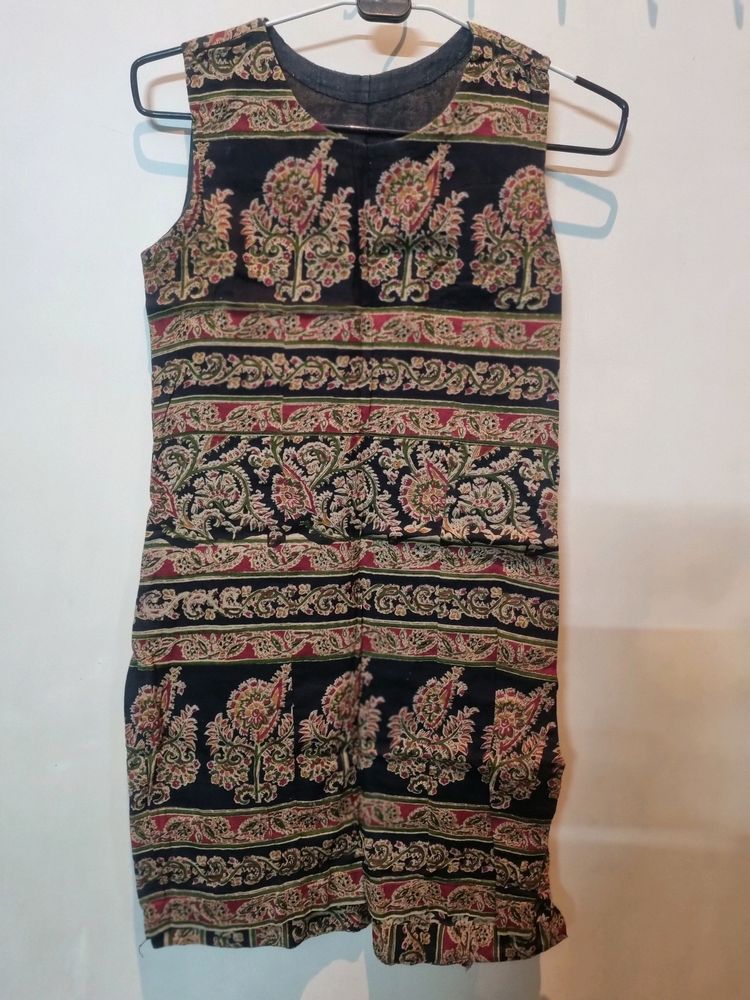 Kurti With Kalamkari Print