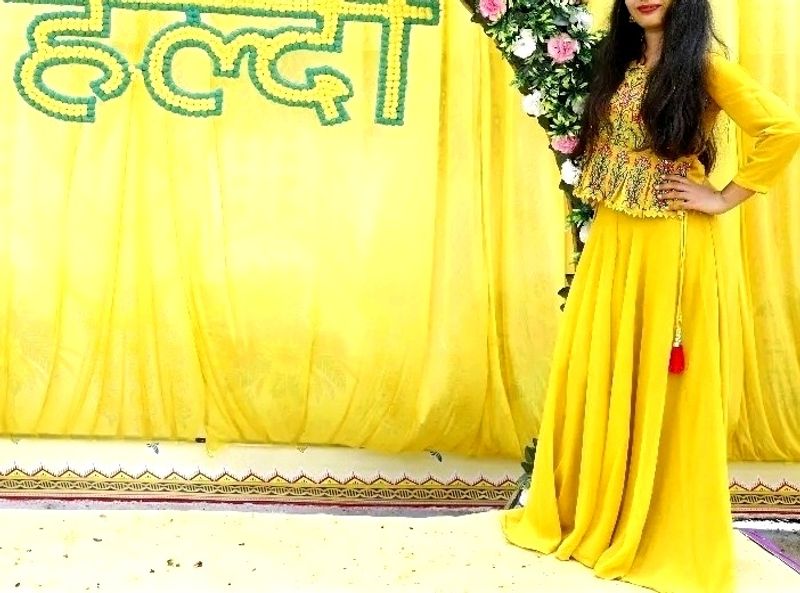 Haldi Dress