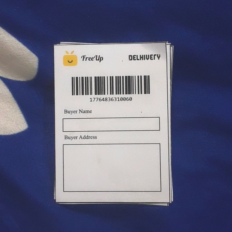 20 Pcs Of Freeup Shipping Label