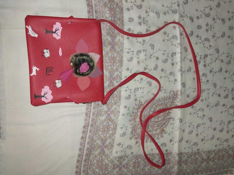 Red Sling Bag