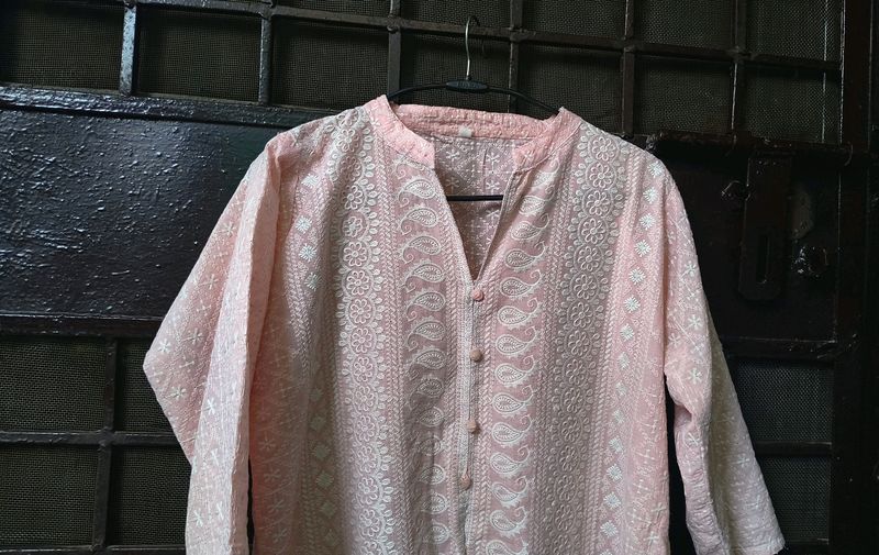 Pathani Chikenkari Kurta