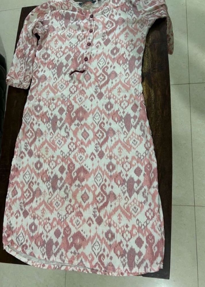 ZIG ZAG STRAIGHT KURTA AVAASA