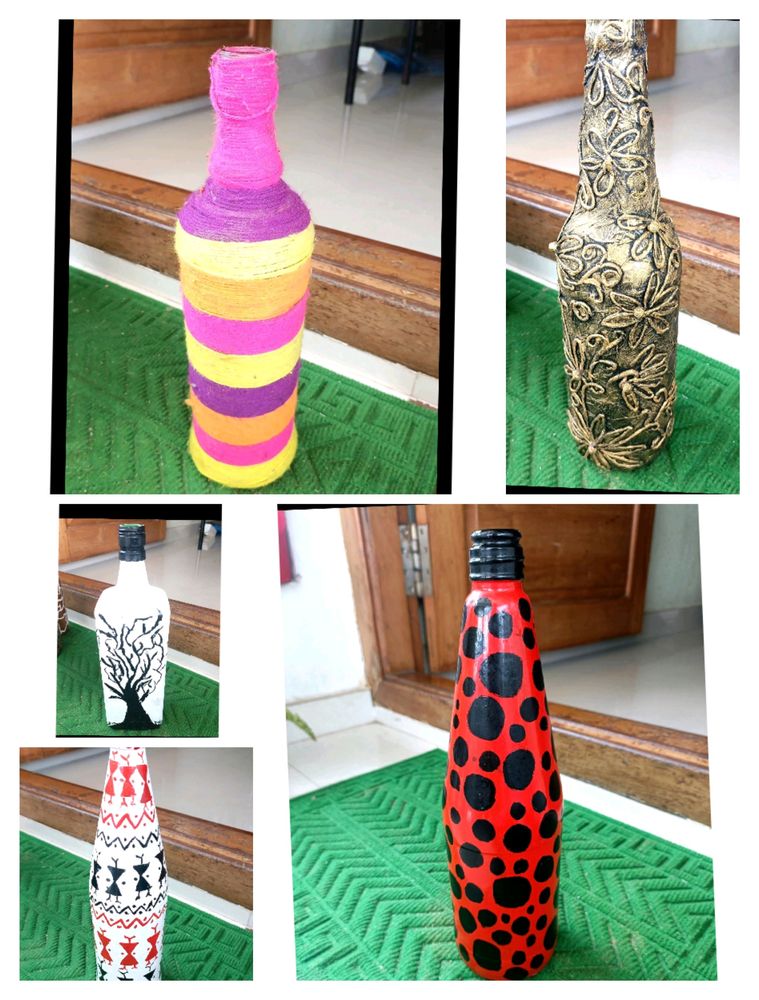 Bottle Painting  5 Combo  Pack
