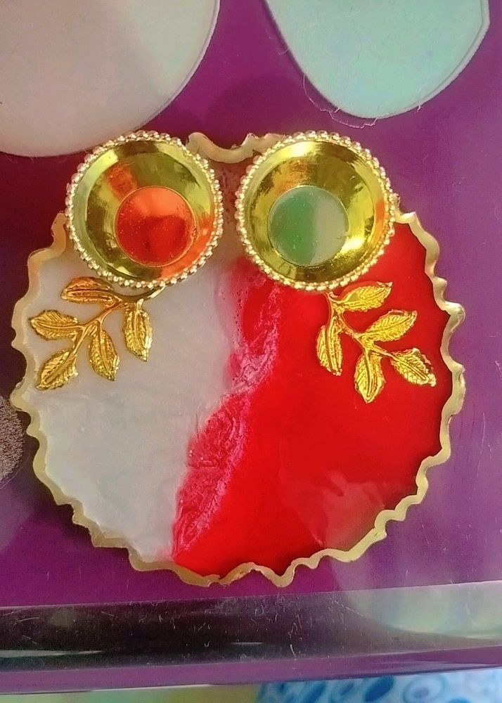 Resin Mini Rakhi Platter