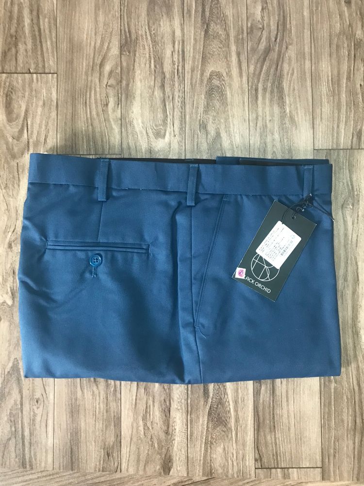 Peacock Blue 44 Formal Trouser