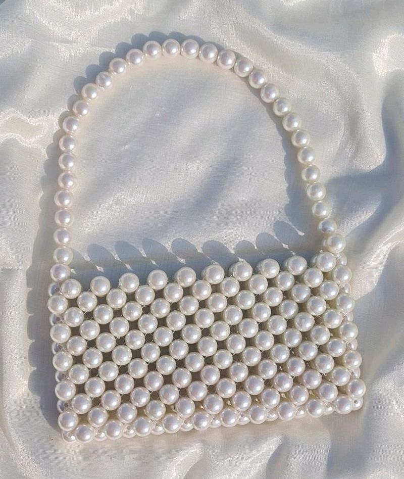 Handcrafted 🥰 Pearl 🦪 Bag 👜