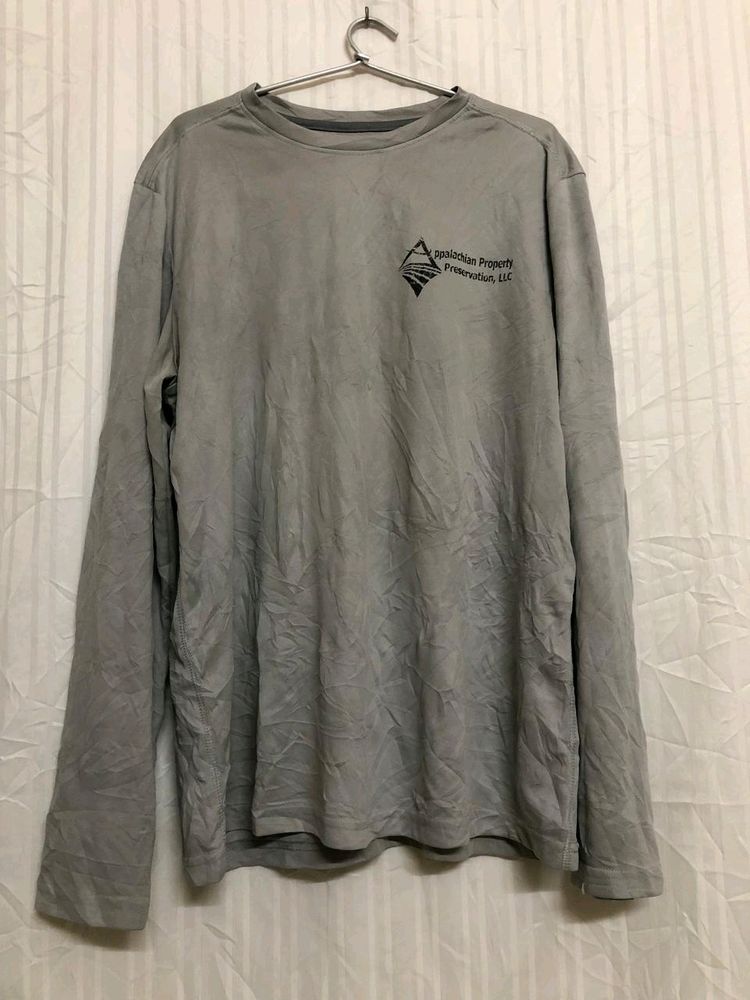 Grey Long Sleeve T Shirt