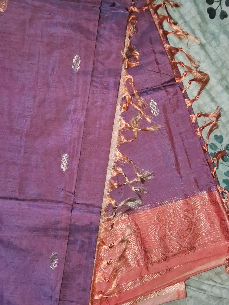 Banana Silk New Saree Without Tag