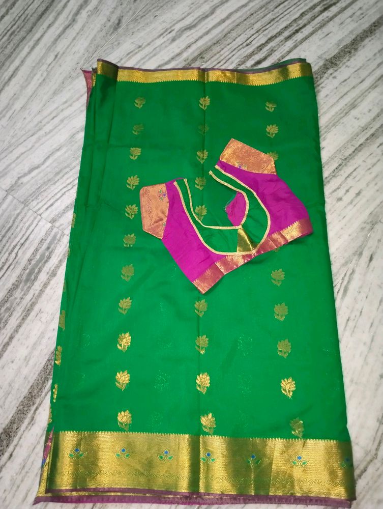 New Cotton Silk Pattu Saree