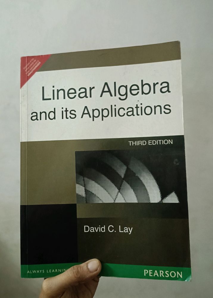 Linear Algebra And It's Applications by Lay