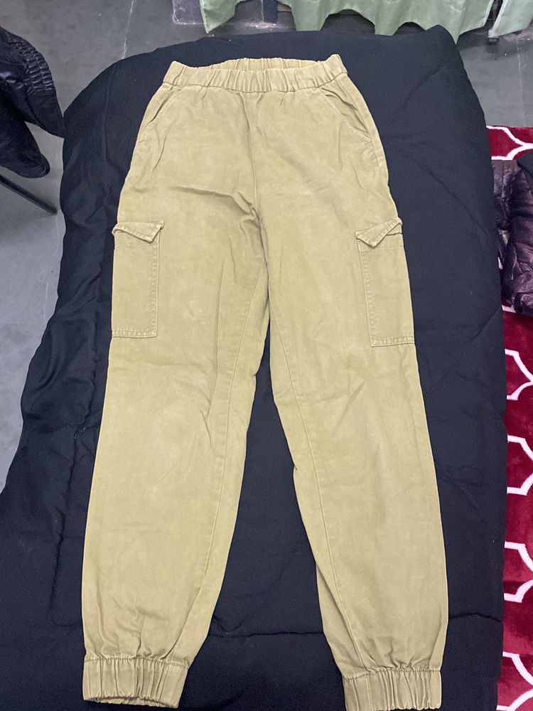 Olive Green Cargo Pants