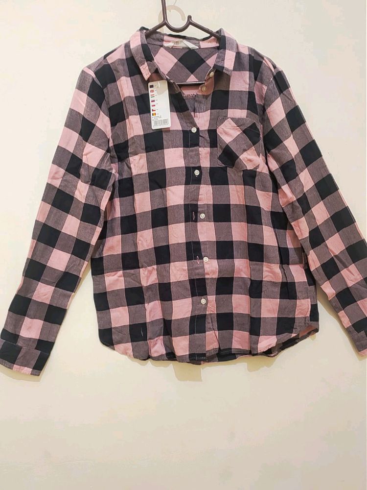 Cotton flannel shirt