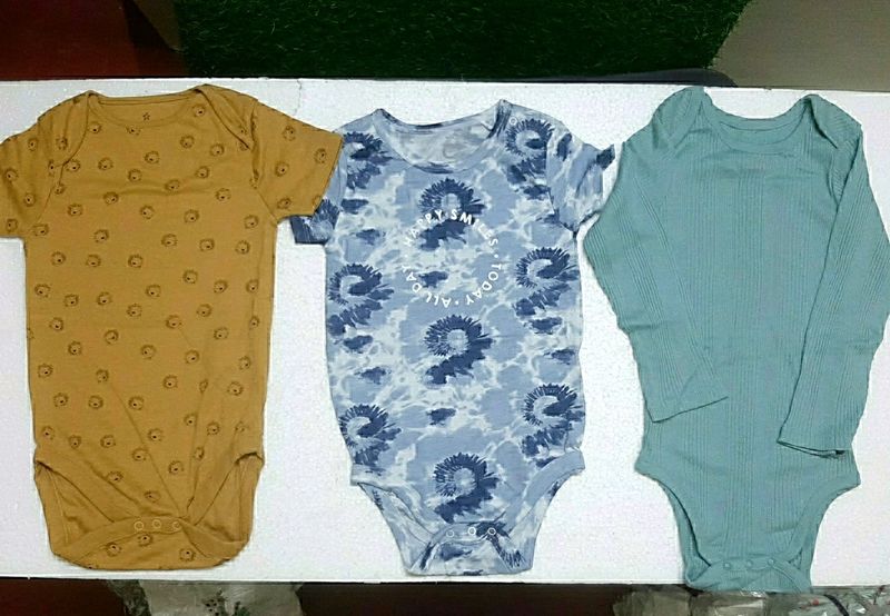 Pack Of 3  ( 24 -36m) Rompers