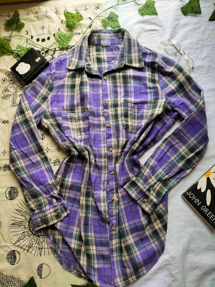 Multicolor Purple Shirt