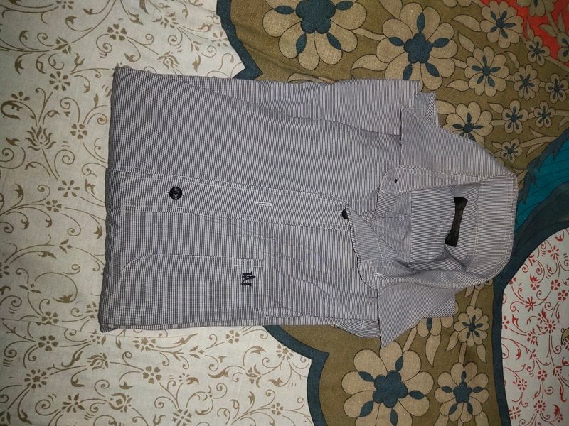 Men Full Sleeves Grey Lining Imported Shirt