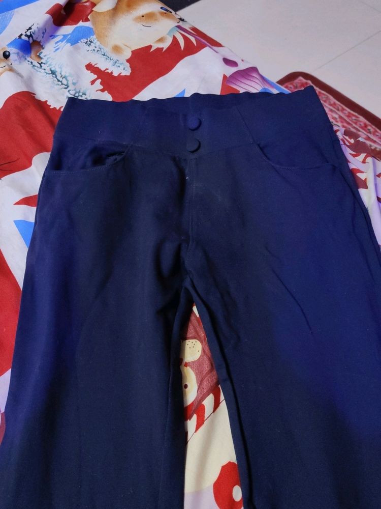 Blue Colour Women Jeggings