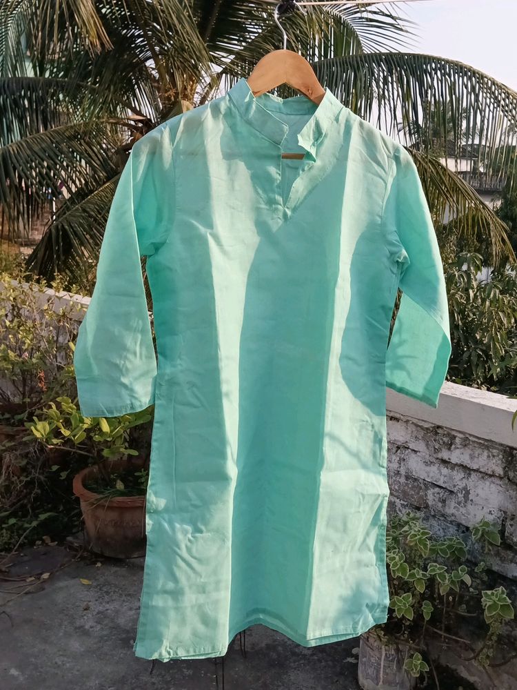 Soothing Colour Cotton Kurta